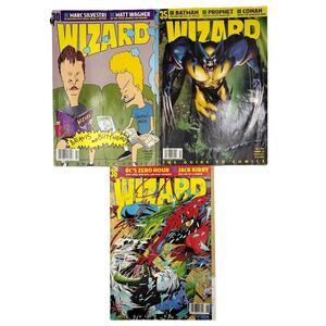 Lot of Wizard Guide to Comics Magazine 30 35 36 Beavis Butt-Head Spider-Man 1994